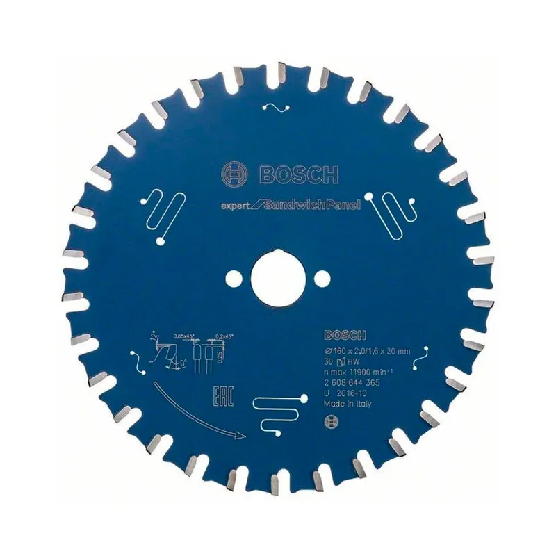 Пильный диск Bosch Expert for Sandwich Panel Т30 160x20мм 2608644365