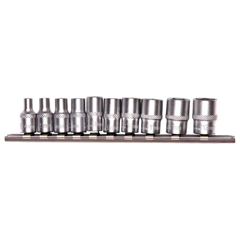 Набор торцевых головок STELS 1/4" 4-13мм 10шт. 13602