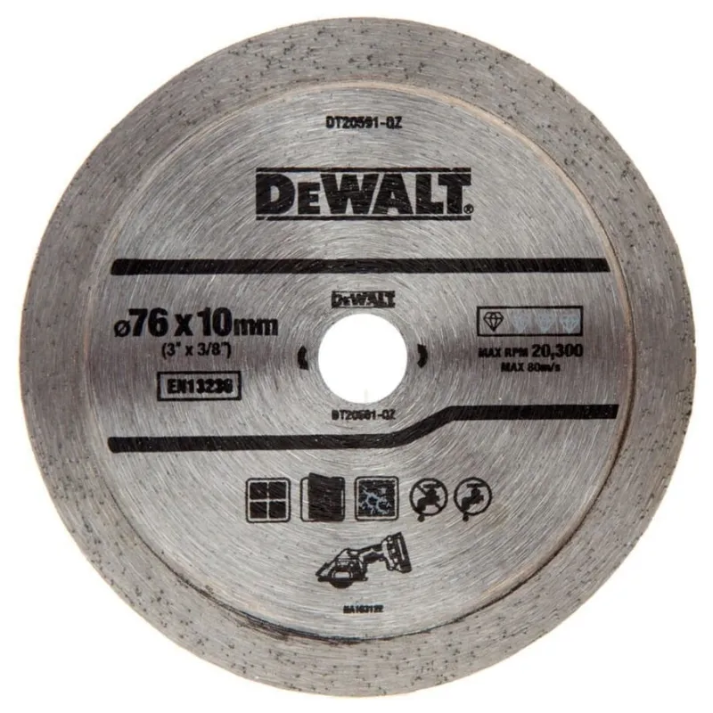 Диск алмазный DeWalt 76х10х1.8мм DT20591-QZ