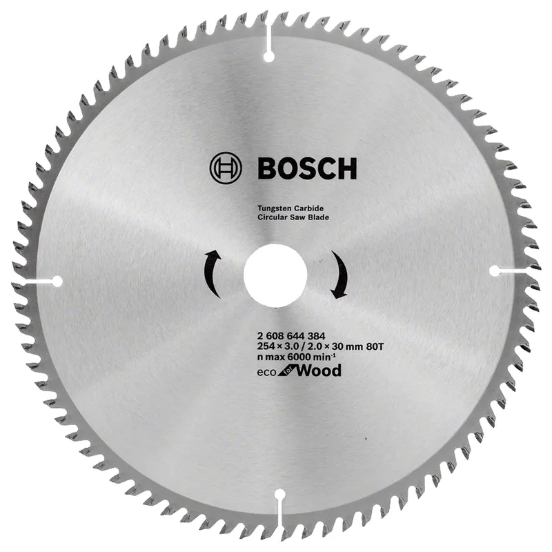 Диск пильный по дереву Bosch Т80 254х30мм 2608644384