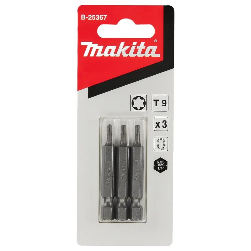 Набор бит Makita T9 E-form (MZ) 50мм 3шт. B-25367