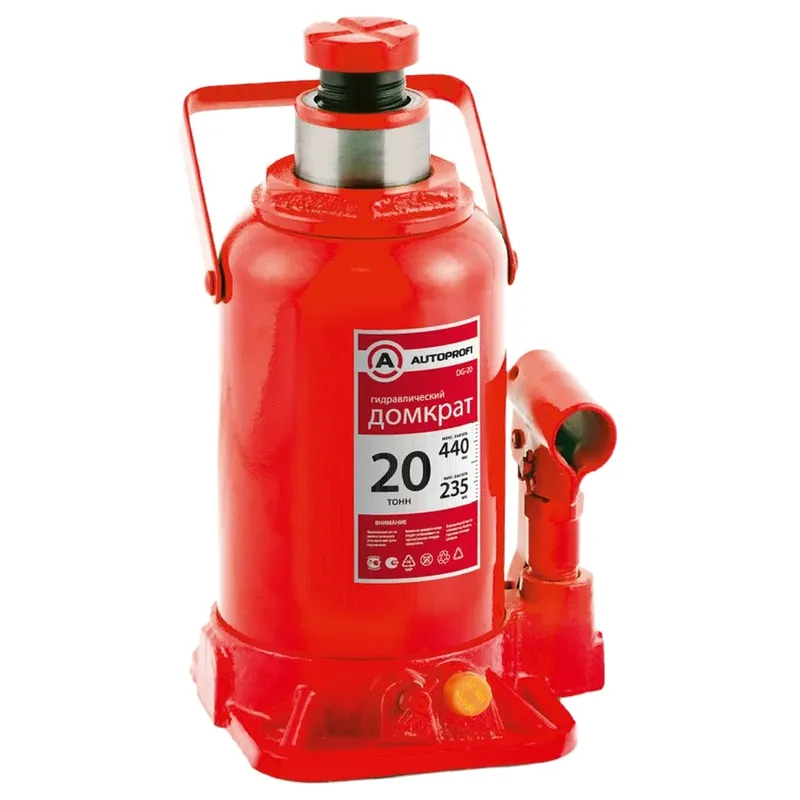 Домкрат бутылочный FORCE AUTOPROFI DG-20