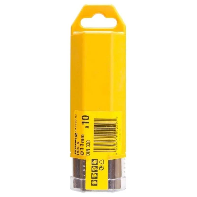 Сверло по металлу DeWALT "EXTREME 2" 11х91х142мм 10шт. DT5559-QZ