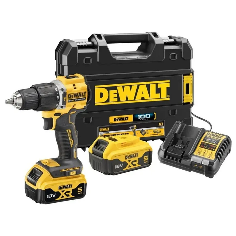 Аккумуляторная дрель-шуруповерт DeWALT "XR" 18V DCD100YP2T-QW