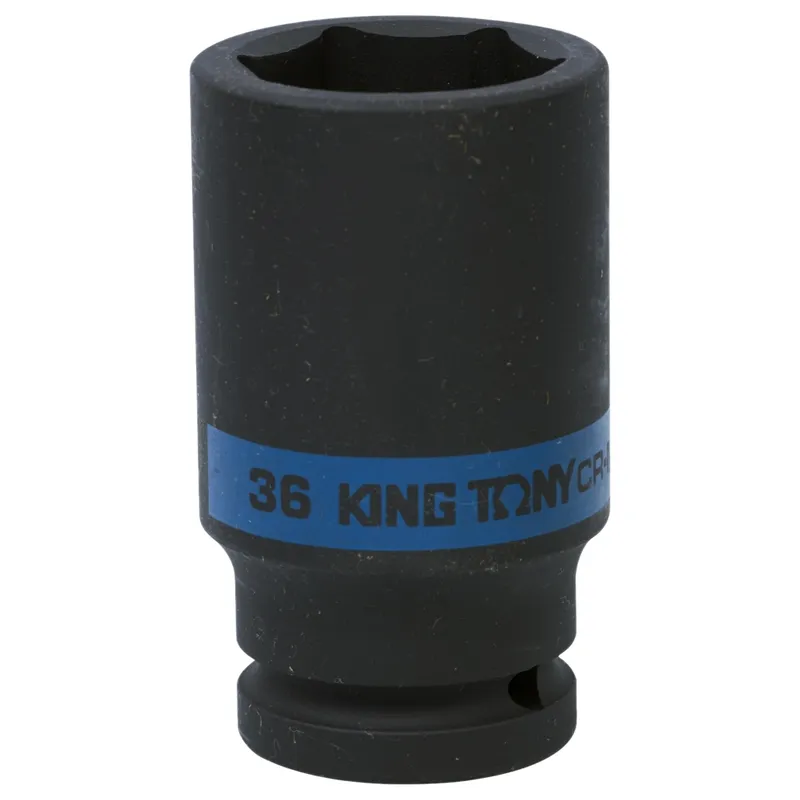 Головка торцевая ударная глубокая шестигранная KING TONY 3/4" 36мм 643536M
