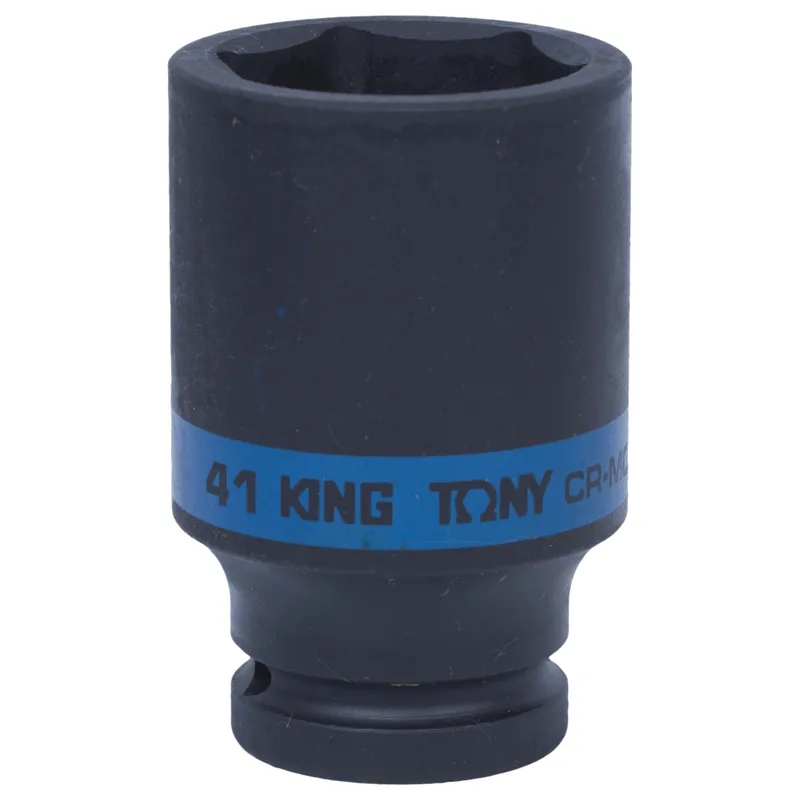 Головка торцевая ударная глубокая шестигранная KING TONY 3/4" 41мм 643541M