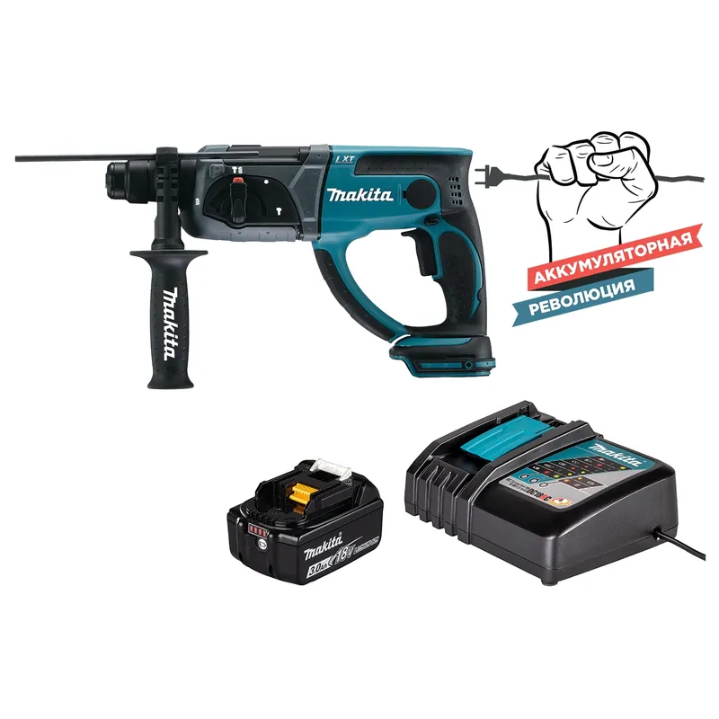 Аккумуляторный перфоратор Makita DHR202ZRF + Набор RF 191A25-2