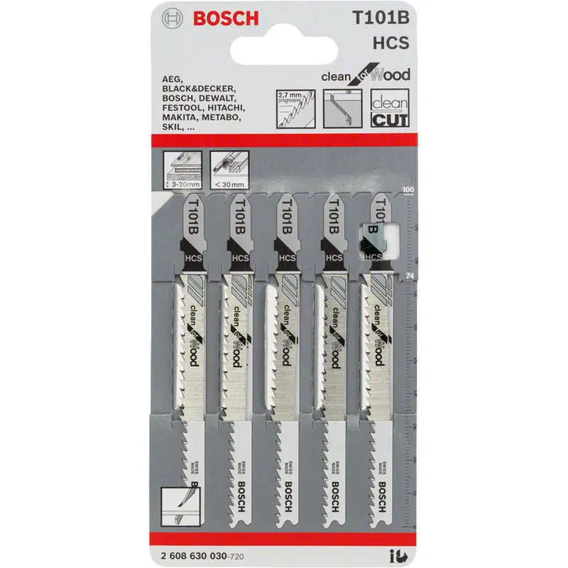 Пильное полотно Bosch T 101 B Clean for Wood 2608630030