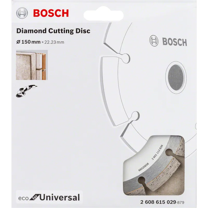 Алмазный отрезной диск Bosch ECO for Universal 150 мм 2608615029