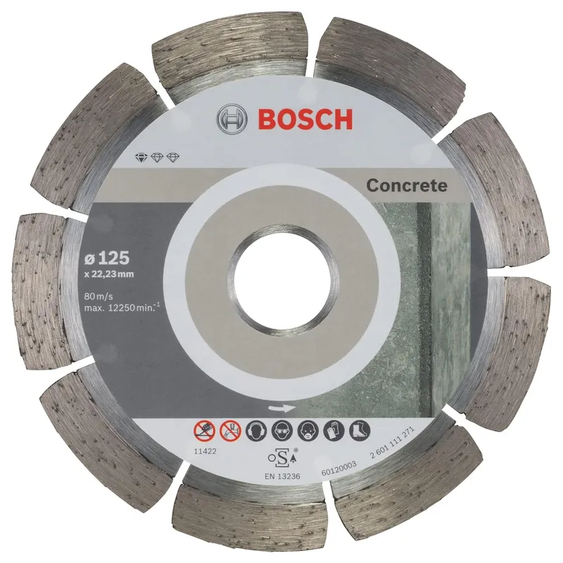 Диск алмазный по бетону Bosch 125х22.2мм 2608603240